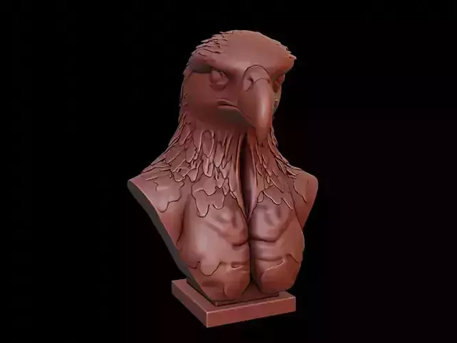 Hawk Animal Bust
