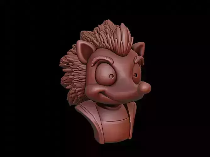 Hedgehog Animal Bust