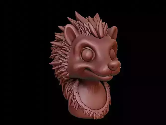 Hedgehog Animal Bust