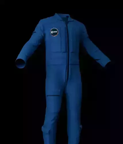 Male Astronaut Sace Suit 3D model