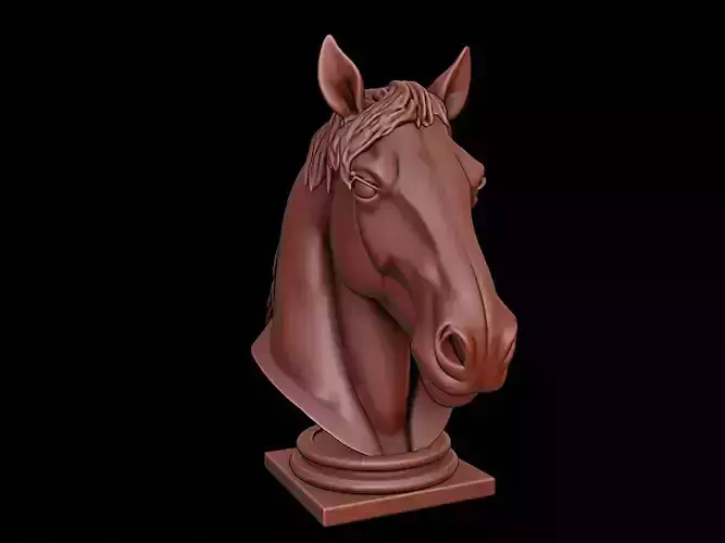 Horse Animal Bust