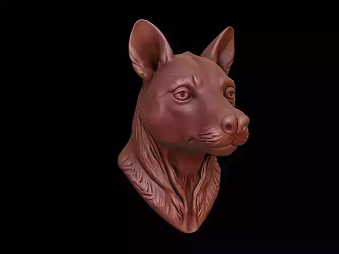 Hyena Animal Bust