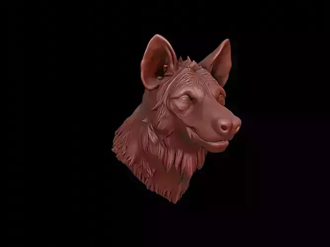 Hyena Animal Bust