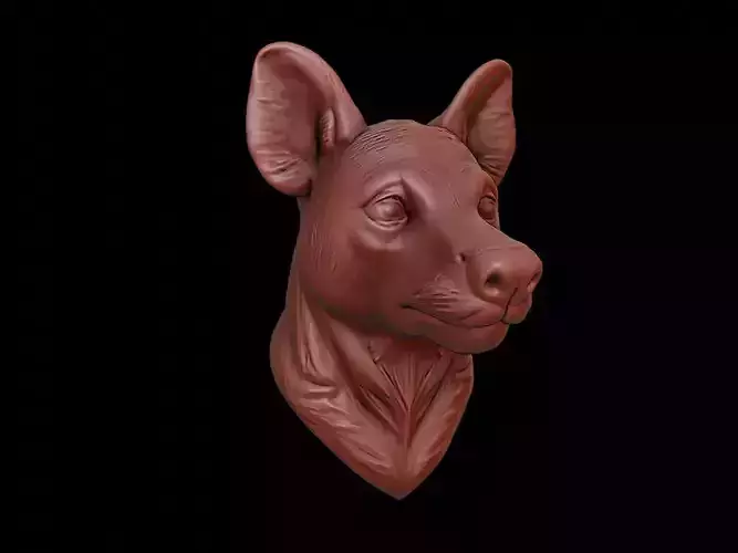 Hyena Animal Bust