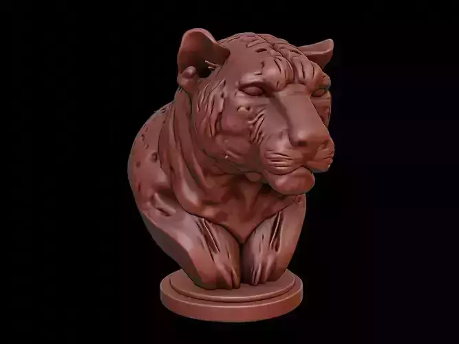 Jaguar Animal Bust