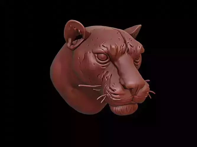 Jaguar Animal Bust