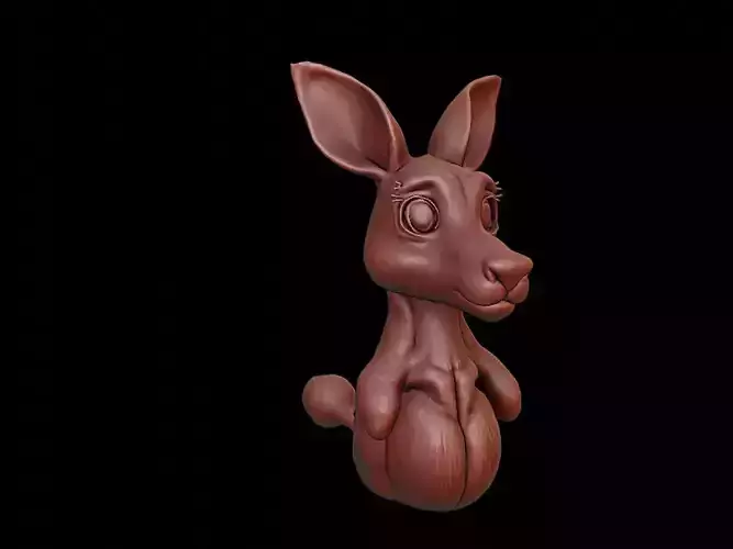 Kangaroo Animal Bust