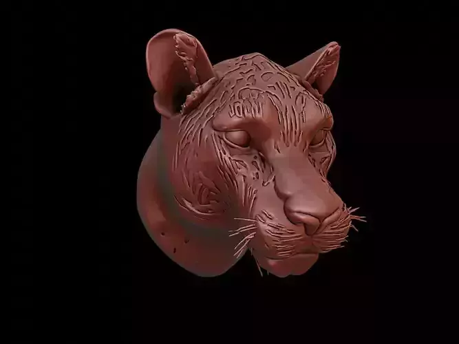 Leopard Animal Bust