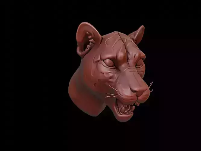 Leopard Animal Bust
