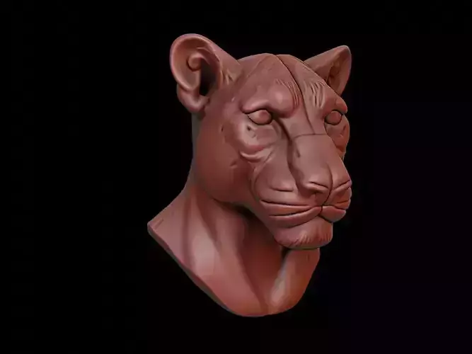 Leopard Animal Bust