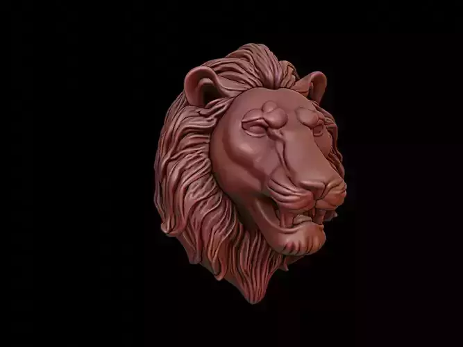 Lion Animal Bust