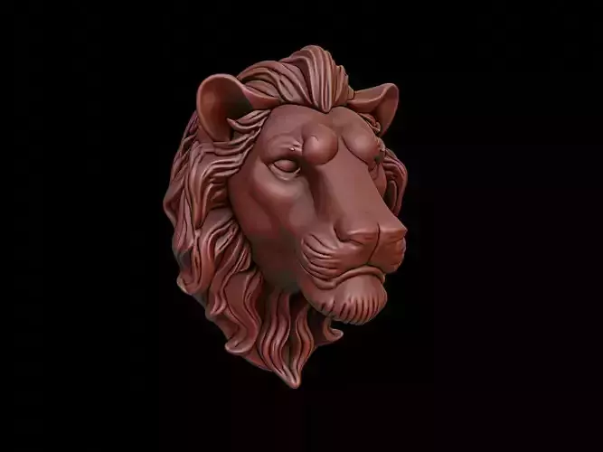 Lion Animal Bust