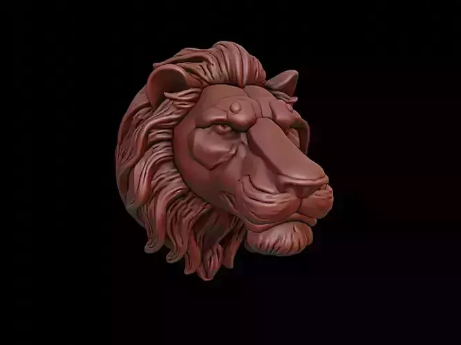 Lion Animal Bust