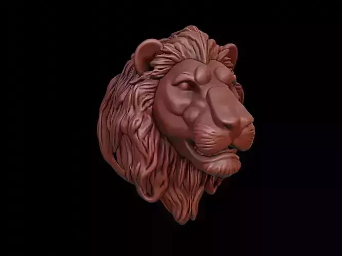 Lion Animal Bust