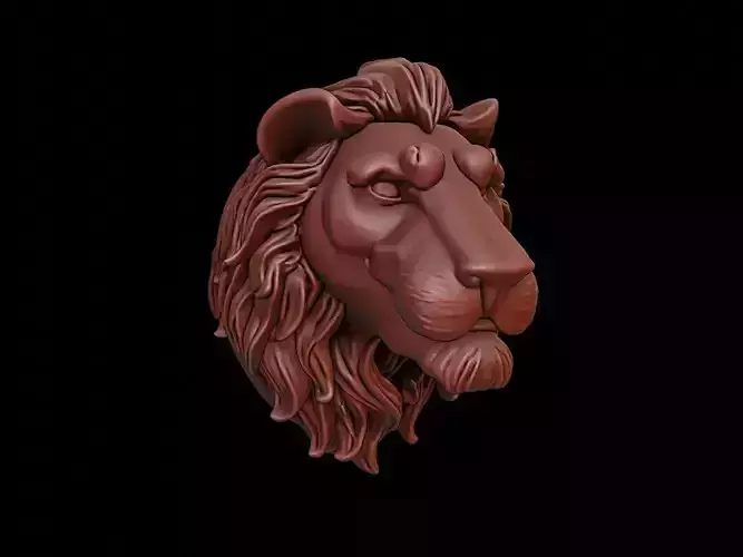 Lion Animal Bust