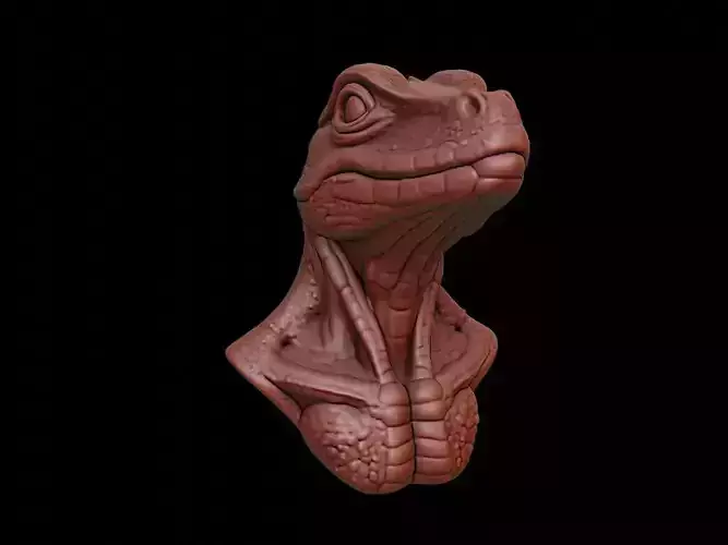 Lizard Animal Bust