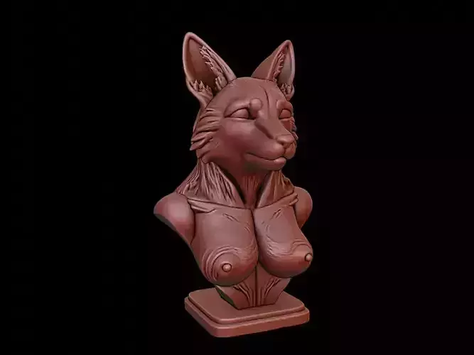 Lynx Animal Bust