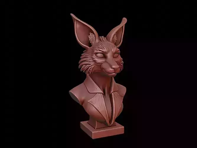 Lynx Animal Bust