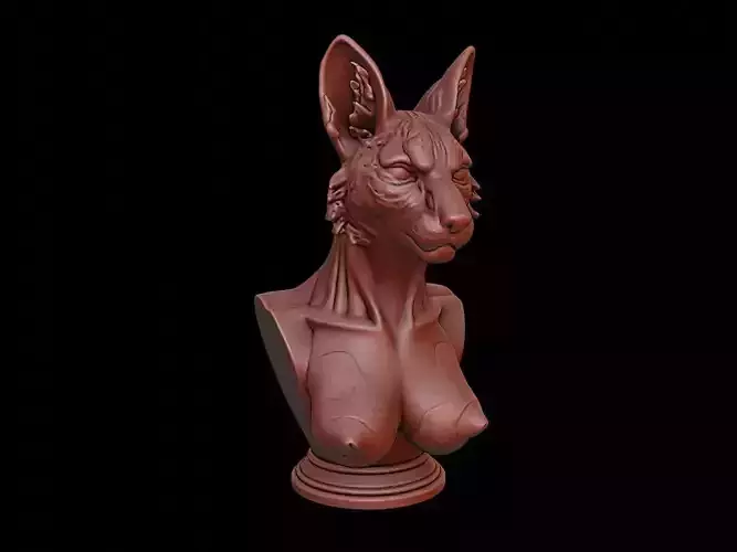 Lynx Animal Bust