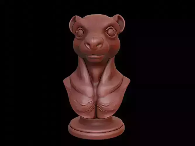 Mongoose Animal Bust