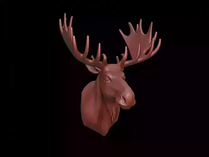 Moose Animal Bust