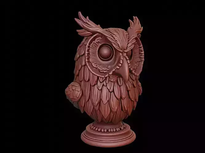 Owl Animal Bust
