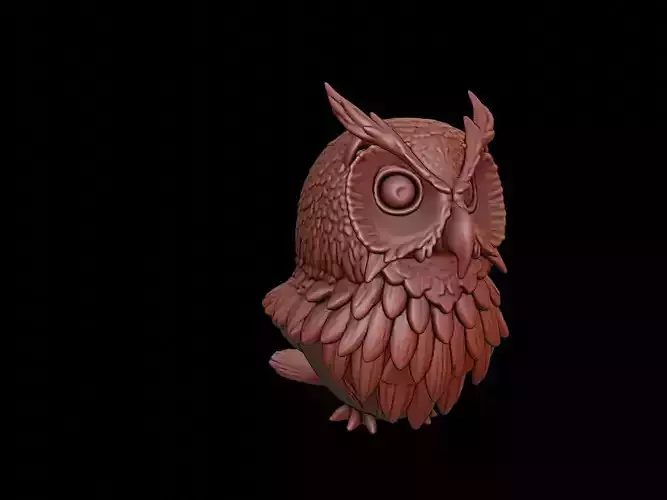 Owl Animal Bust