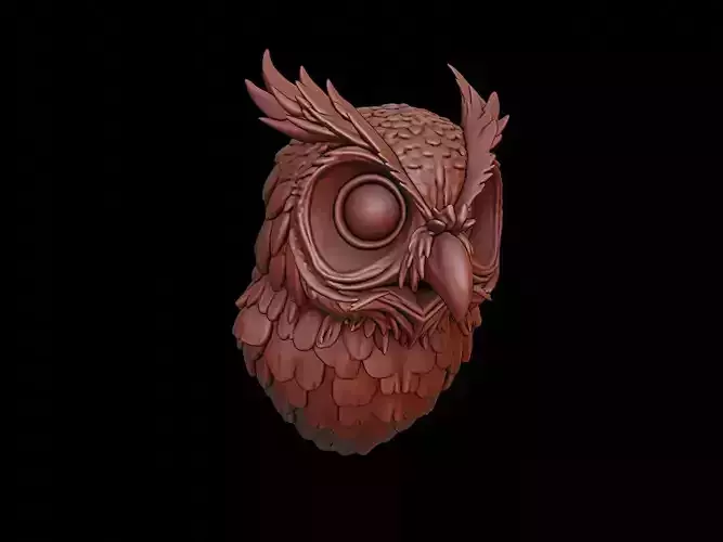 Owl Animal Bust