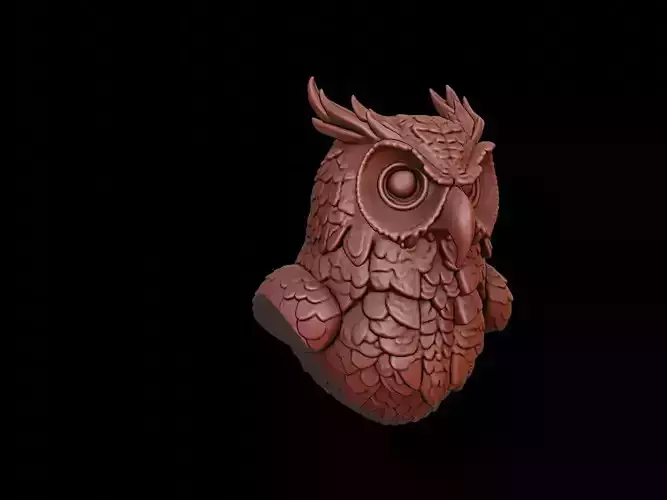 Owl Animal Bust