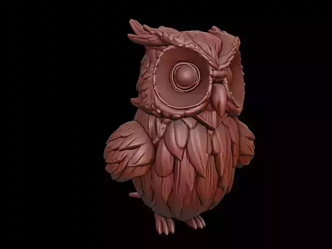 Owl Animal Bust