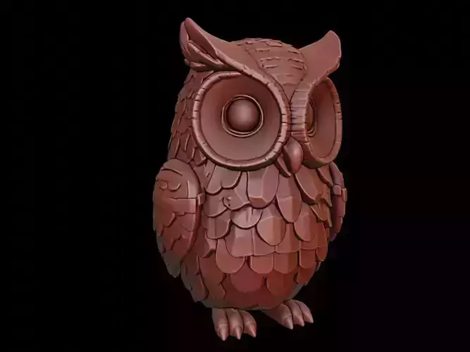 Owl Animal Bust