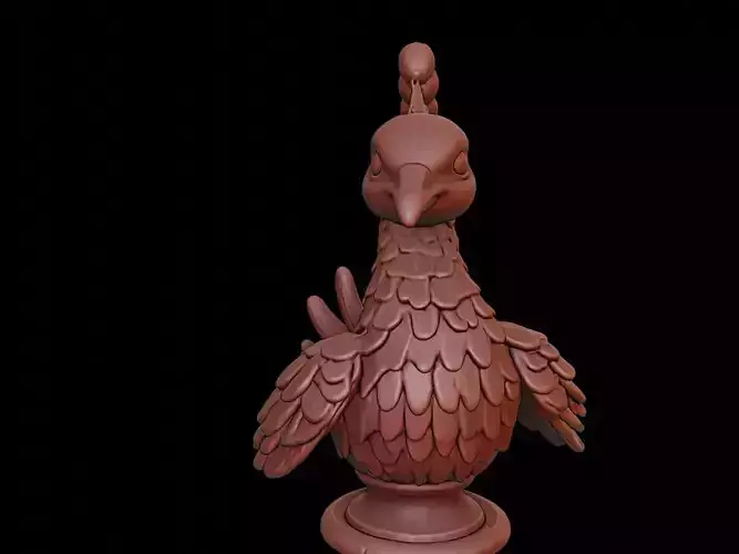 Peacock Animal Bust