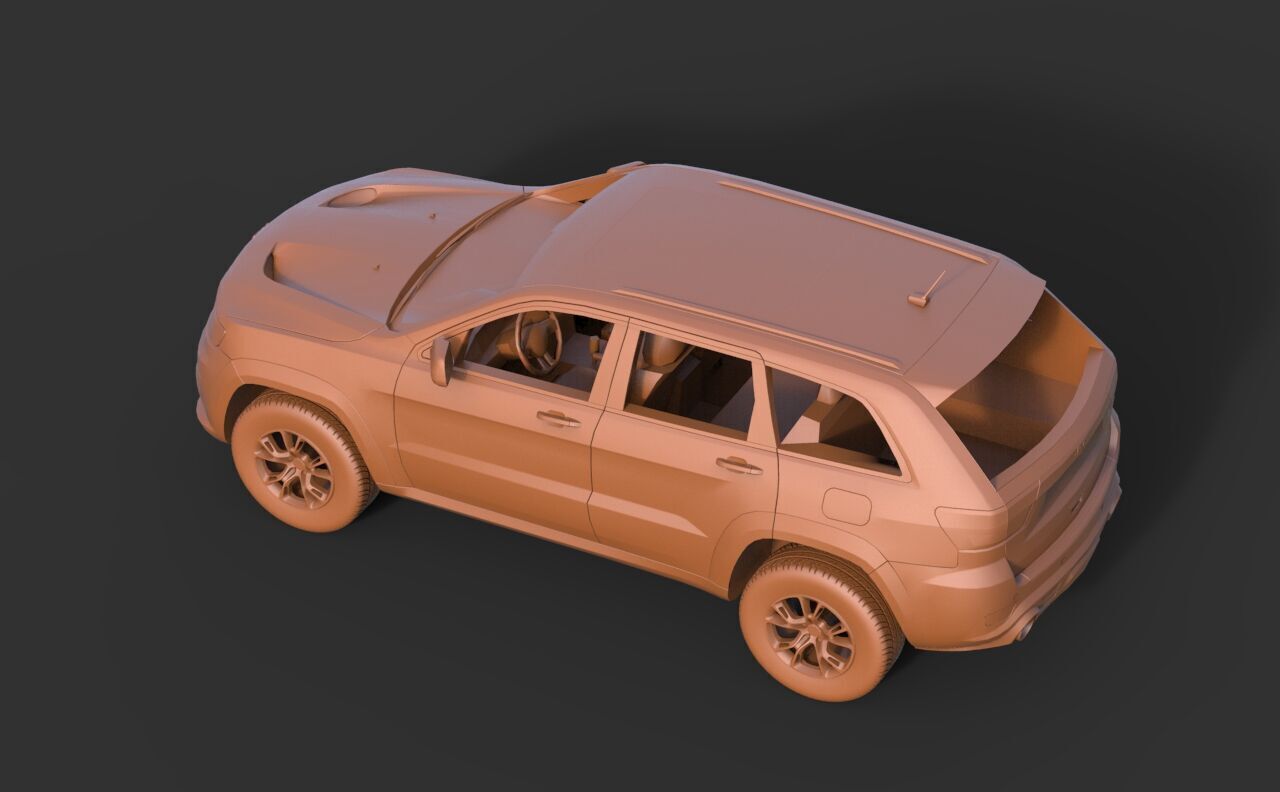 Jeep Grand Cheeroke 2020 3D print model_5