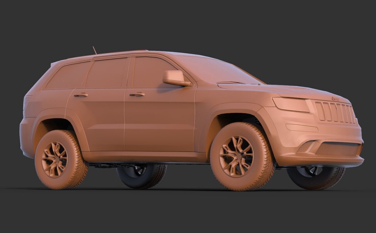Jeep Grand Cheeroke 2020 3D print model_2