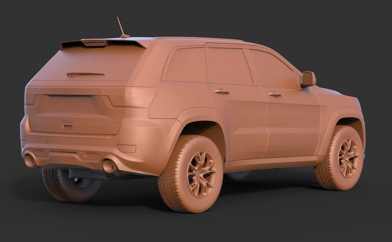 Jeep Grand Cheeroke 2020 3D print model_4