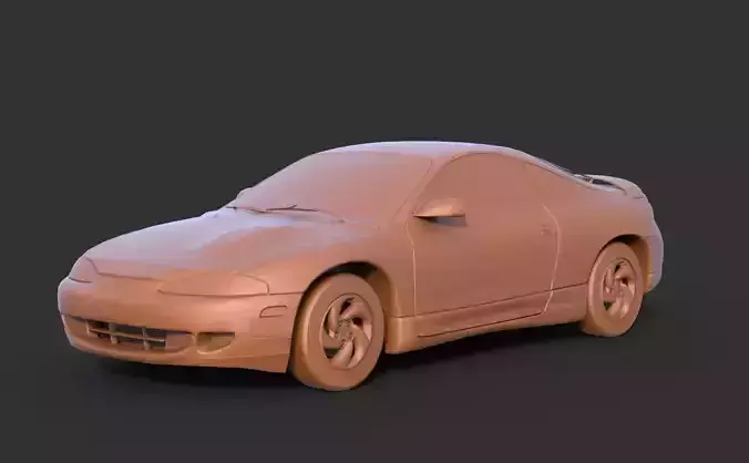 Mitsubishi Eclipse GSX 3D print model