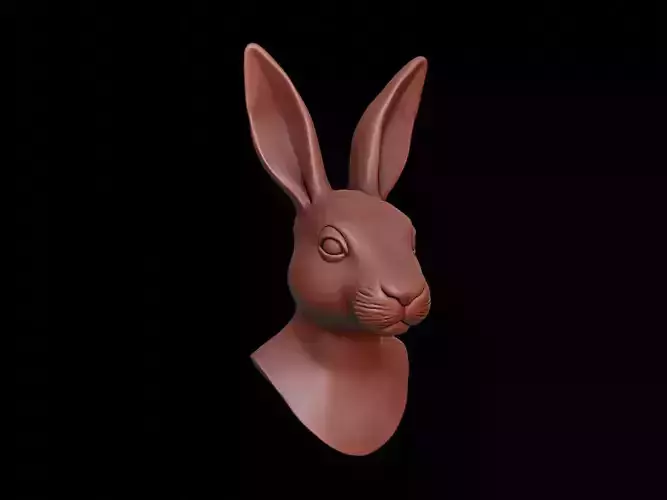 Rabbit Animal Bust