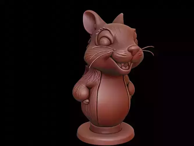 Squirrel Animal Bust