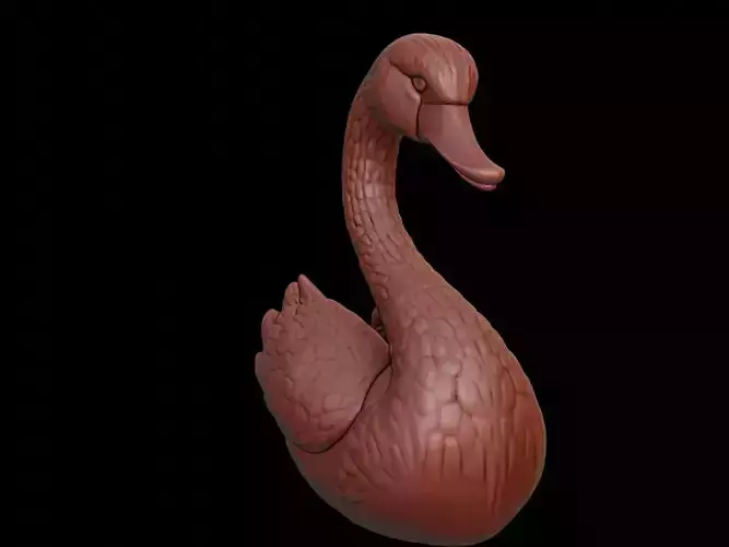 Swan Animal Bust