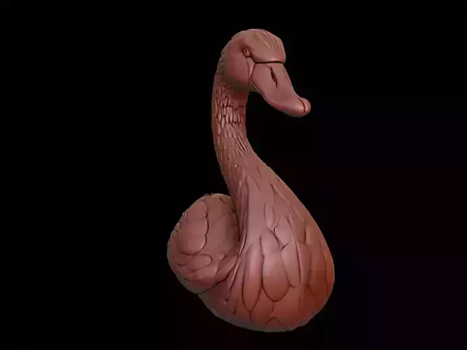 Swan Animal Bust