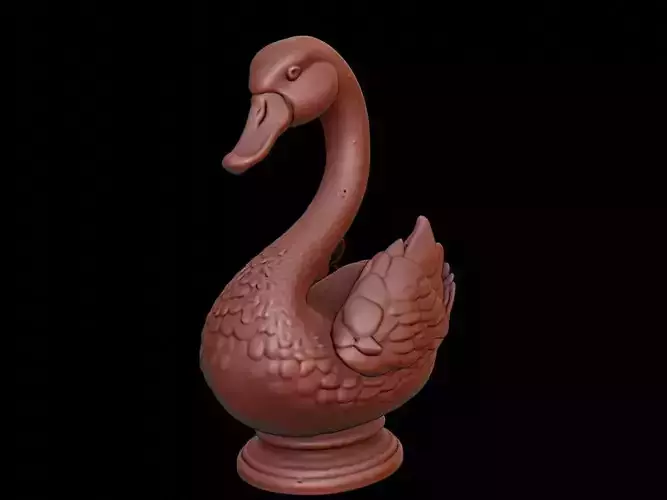 Swan Animal Bust