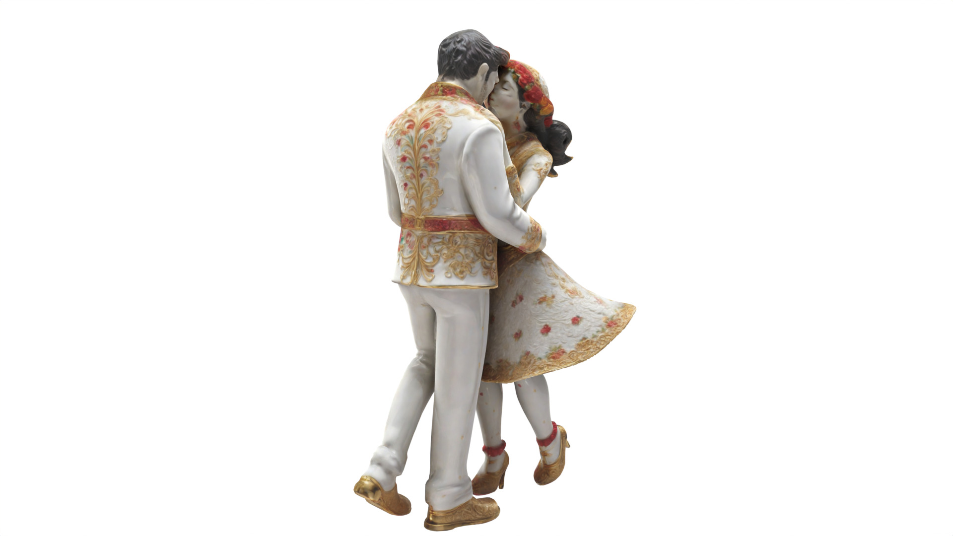 Romantic couple gift 02 Low-poly 3D model_3