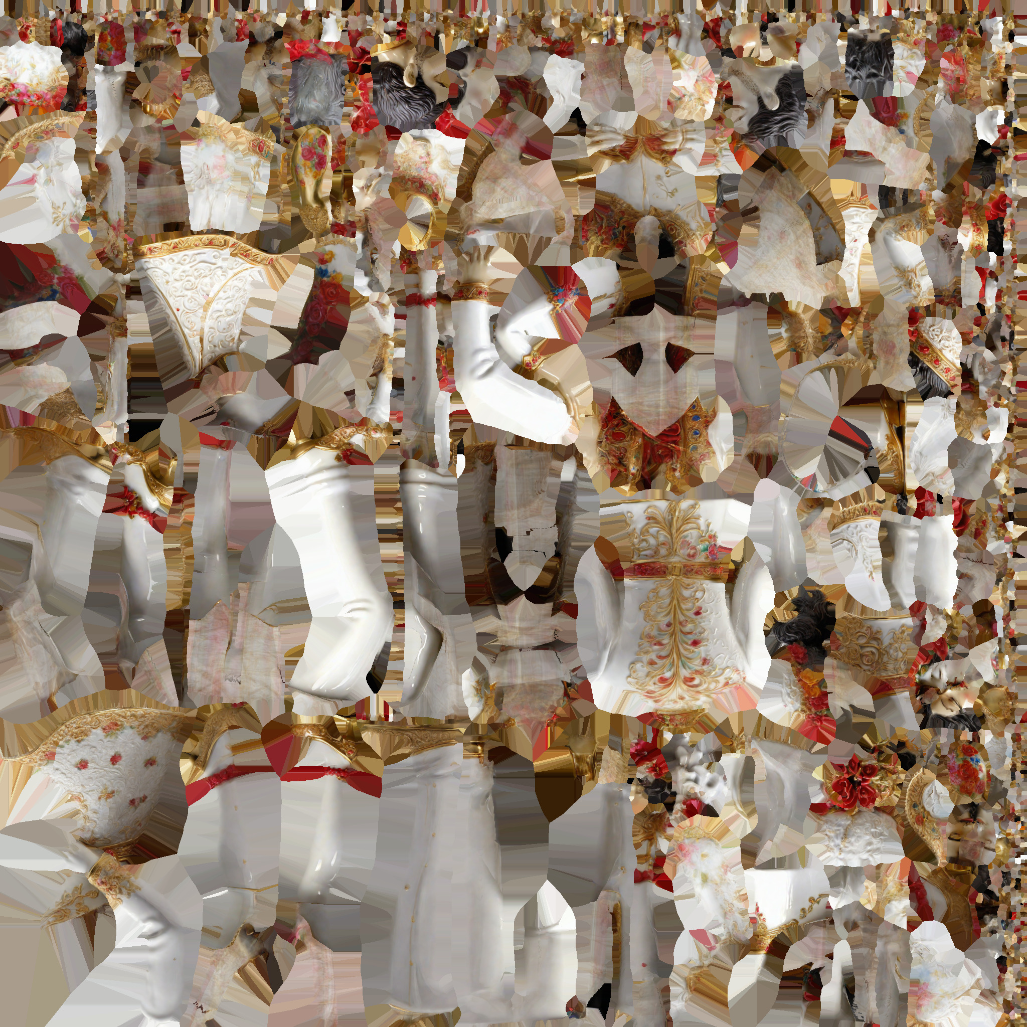 Romantic couple gift 02 Low-poly 3D model_6