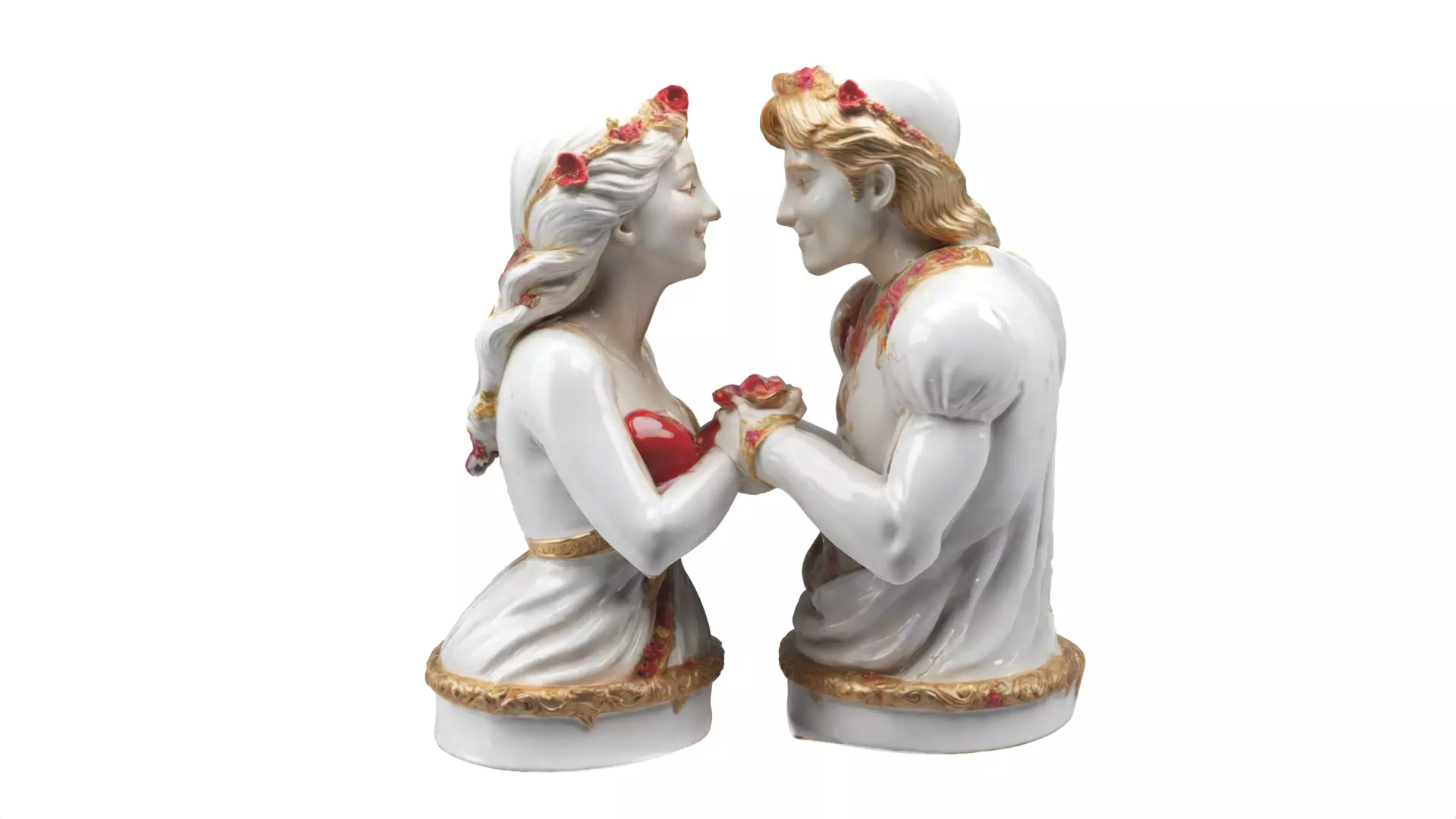 Romantic couple gift 03 Low-poly 3D model_0