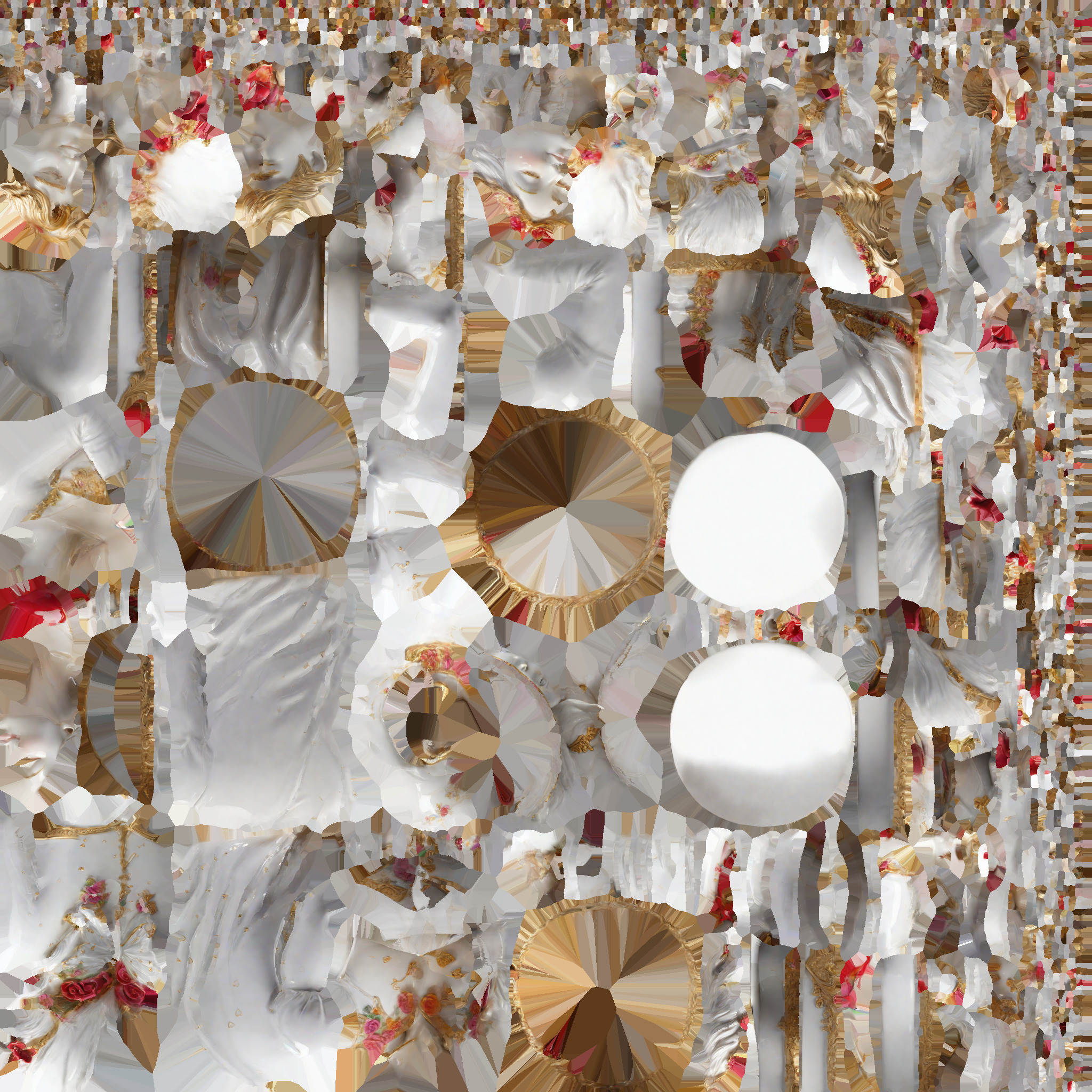 Romantic couple gift 03 Low-poly 3D model_6