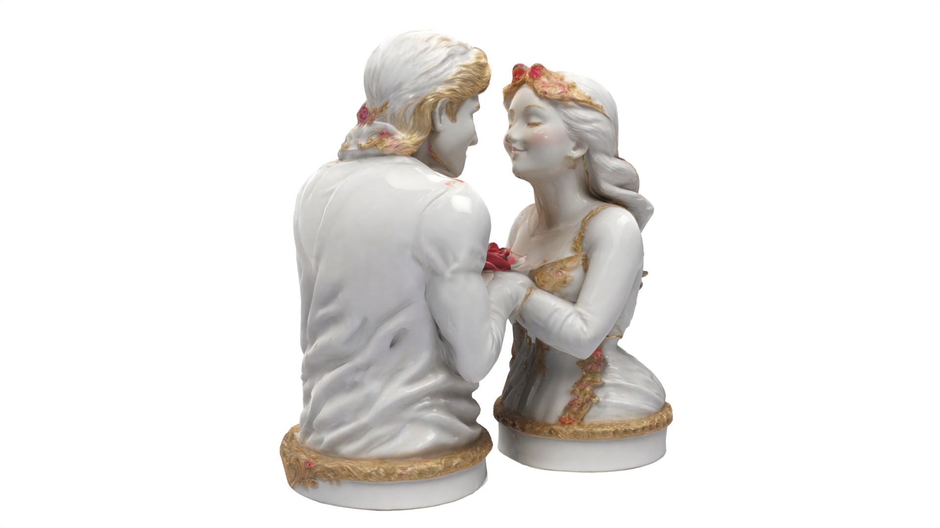 Romantic couple gift 03 Low-poly 3D model_3