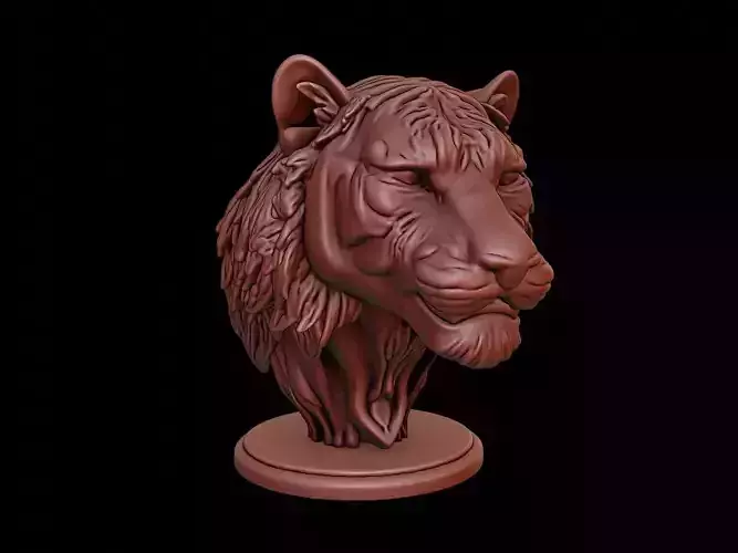 Tiger Animal Bust