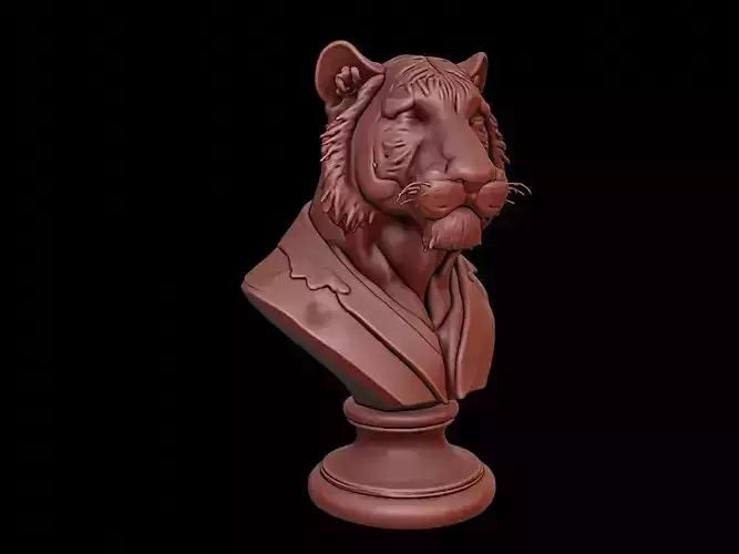 Tiger Animal Bust