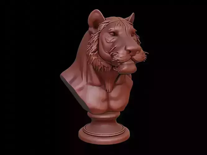 Tiger Animal Bust