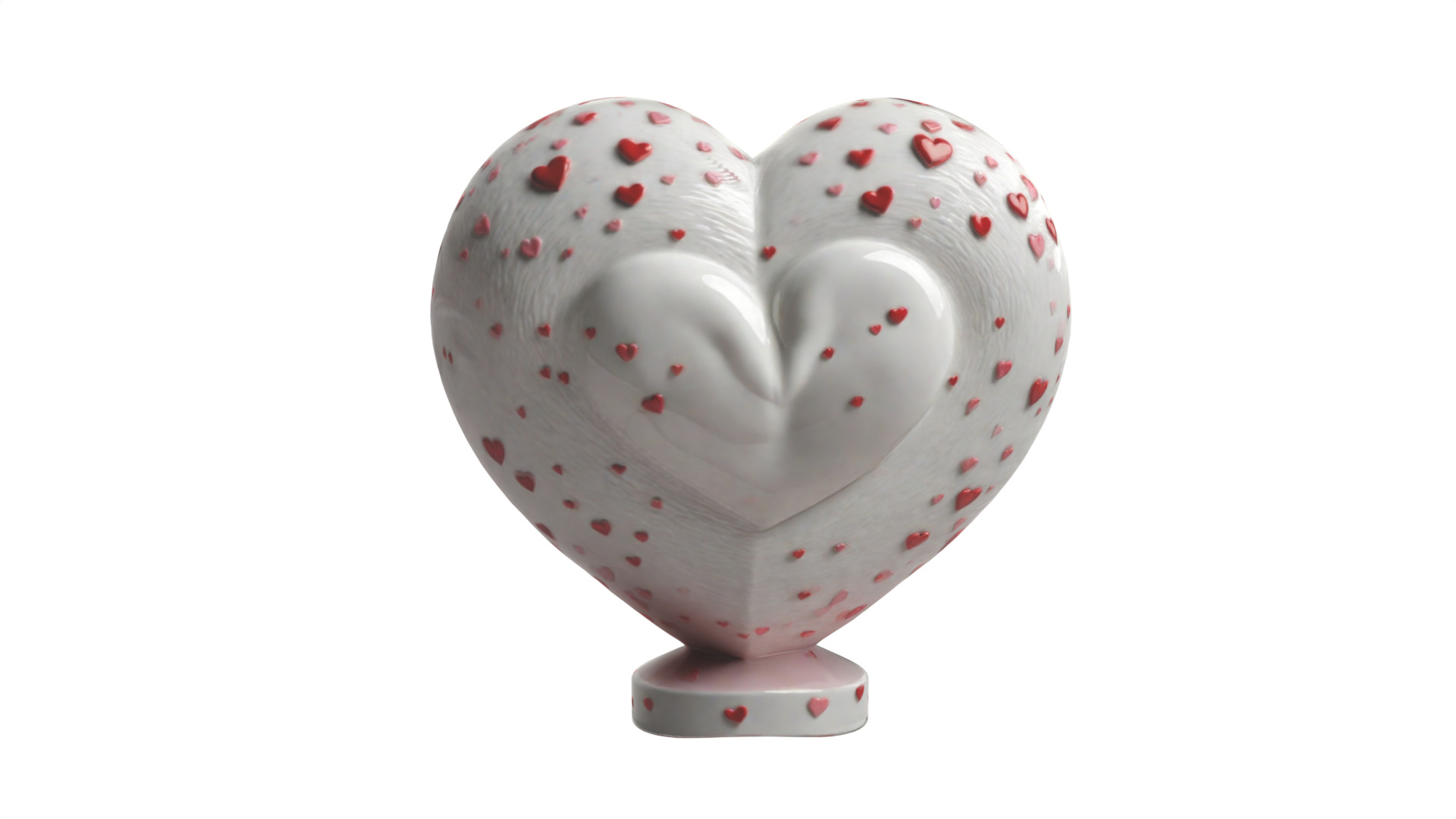 Romantic couple gift 06 Low-poly 3D model_3